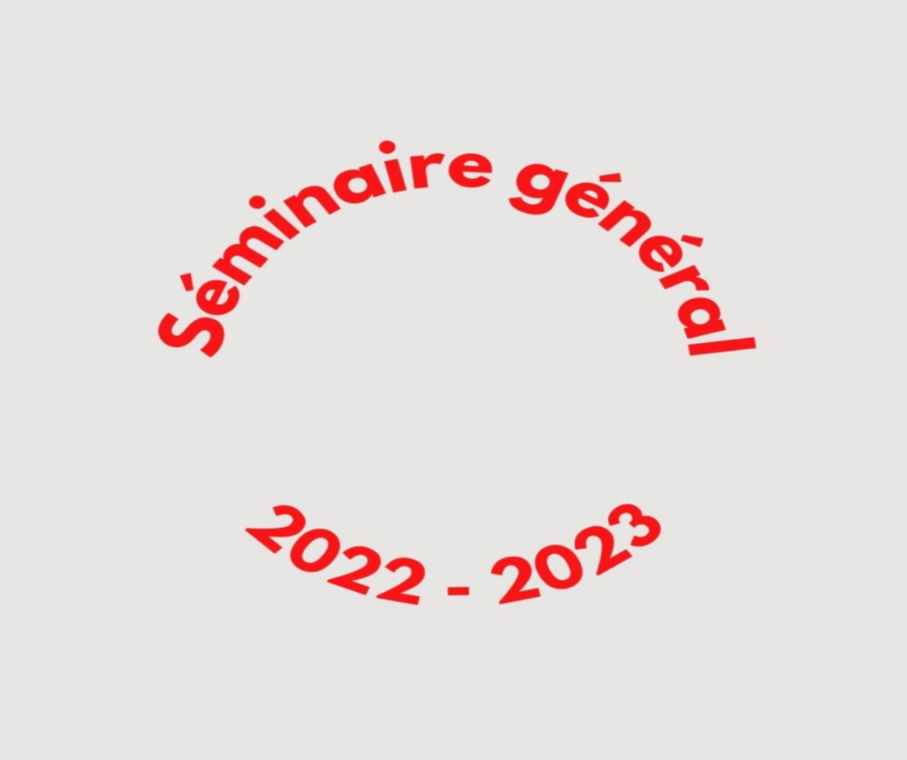 Texte rouge Séminaire général